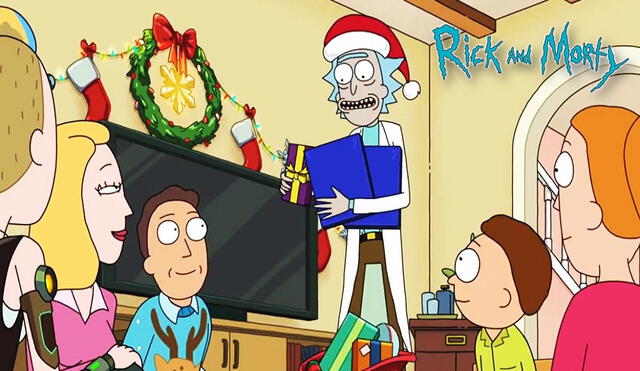 El final de la temporada 6 de "Rick y Morty" será un especial de Navidad. Foto: Adult Swim