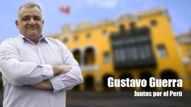 Gustavo Guerra tienta el sillón de la municipal de Lima con Juntos por el Perú