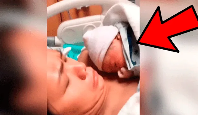 YouTube viral: bebé recién nacido le hace curioso gesto a su papá mientras le canta y desata miles de risas [VIDEO]