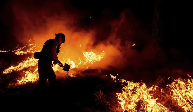 Incendios forestales en California, Oregón y Washington. Foto: EFE