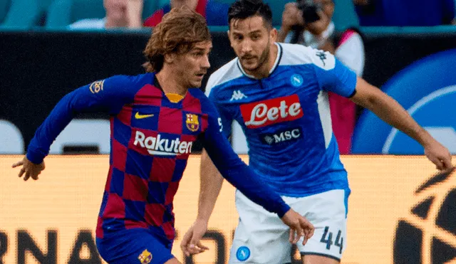 Barcelona y Napoli se vuelven a ver las caras en amistoso internacional este sábado 10 de agosto.