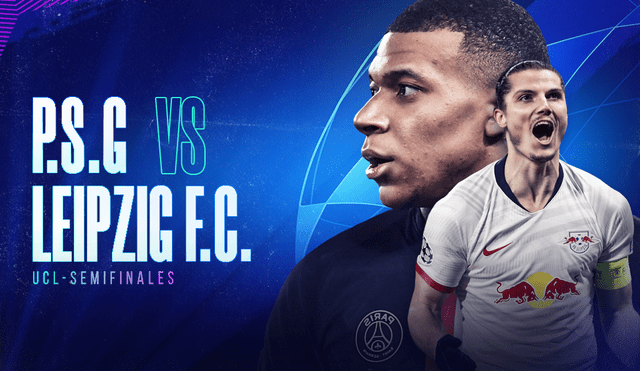 PSG vs. Leipzig EN VIVO por la semifinal de la Champions League. Gráfica: Fabrizio Oviedo/La República