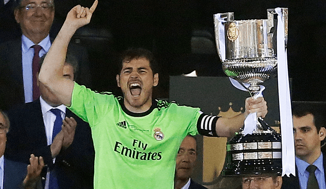 Real Madrid sobre Iker Casillas: ”El mejor portero de la historia del club y del fútbol español”. Foto: AFP