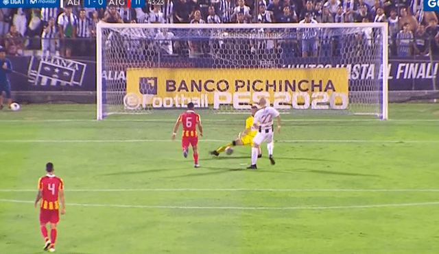 Federico Rodríguez se perdió un gol insólito en el Alianza Lima vs. Atlético Grau. | Foto: Gol Perú
