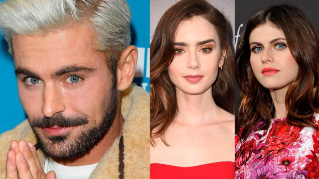 Zac Efron: ¿En coqueteos con Lily Collins y Alexandra Daddario?