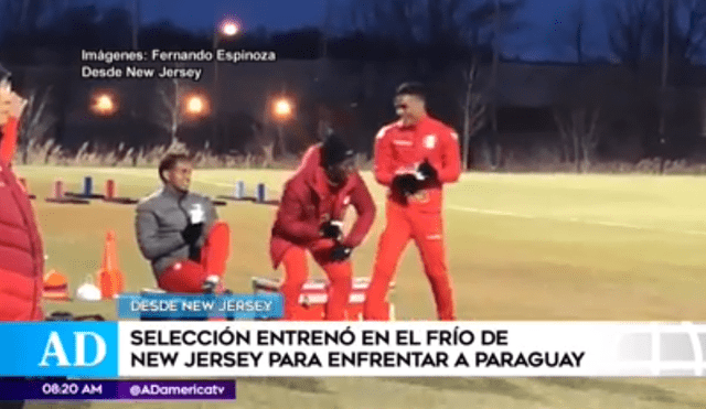 Selección peruana: Advíncula y Santamaría cayeron víctimas del frío en EE.UU [VIDEO]