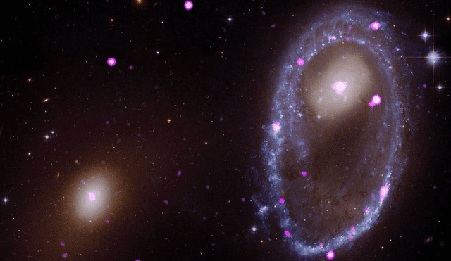 NASA: registran anillos de agujeros negros en una galaxia [FOTO]