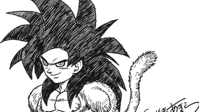 El boceto del Super Saiyajin 4 nunca pasó por la mano de Akira Toriyama. Foto: Hobbyconsolas