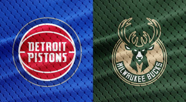 Detroit Pistons vs. Milwaukee Bucks se verán las caras en el Little Caesars Arena. (Foto: Internet)