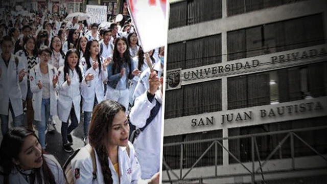 Estudiantes denuncian a la Universidad San Juan Bautista por retorno a la modalidad presencial. Créditos: La República.