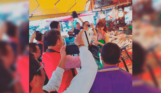 Instagram: La vendedora de pescado más bella de Taiwán ya es tendencia en China [VIDEO]