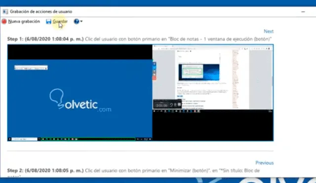 ¿Necesitas hacer un video tutorial o una guía rápida con varios pasos? En Windows 10 puedes hacerlo sin descargar ningún programa. Imagen: Solvetic