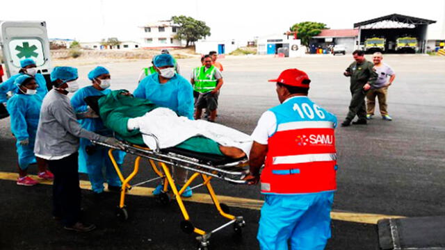 Tumbes: trasladan a la ciudad de Lima a pacientes con graves quemaduras 