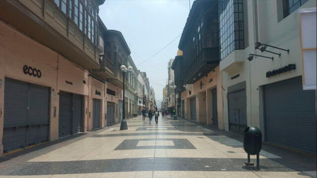 Censo 2017: tiendas permanecen cerradas en el centro de Lima [VIDEO]