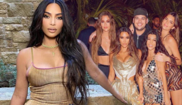 Kim Kardashian celebró sus 40 años en una playa privada rodeada de familiares y amigos
