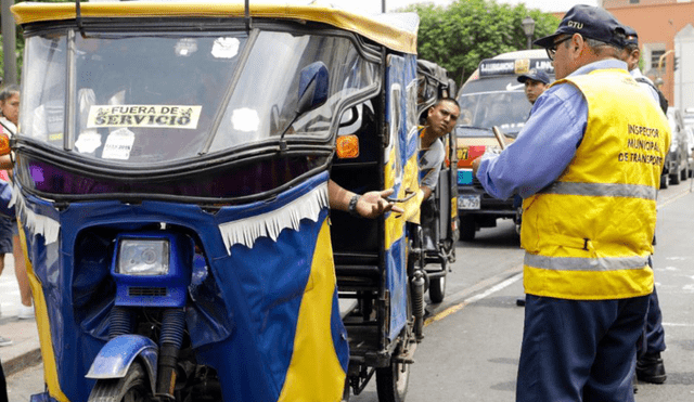 Municipalidad de Lima intervino a 19 mototaxis informales en Centro Histórico