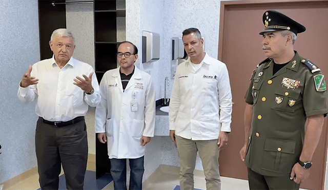 En su paso por Oaxaca, el presidente de México visitó nuevos hospitales. Foto: Captura.