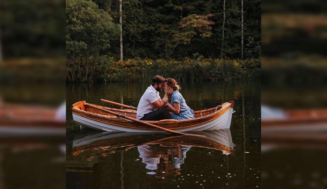 Desliza las imágenes hacia la izquierda para apreciar la amorosa sesión fotografía que tuvo una pareja. Foto: Hannah Sever Photography.