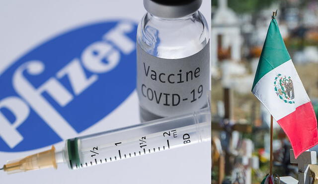 México desea adquirir más de 34 millones de vacunas de Pfizer para su población. Foto: Composición LR/AFP