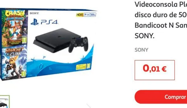 Consolas PS4 fueron ofrecidas por ridículo precio gracias a error en web de supermercado que permitió a decenas de usuarios conseguir más de una.