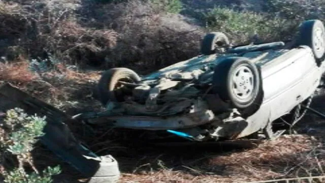Familia de ex alcalde de Talara salva de morir en accidente