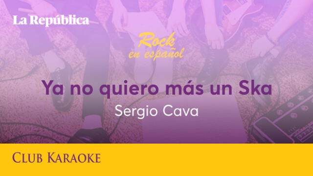 Ya no quiero más un Ska, canción de Sergio Cava