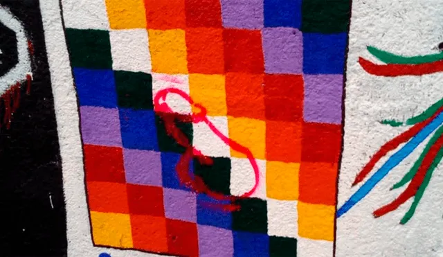 Vándalos pintan penes y destruyen murales de colectivos feministas [FOTOS]