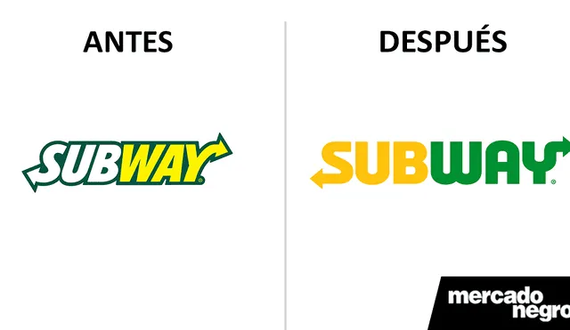 Nueva identidad visual de Subway llega al país