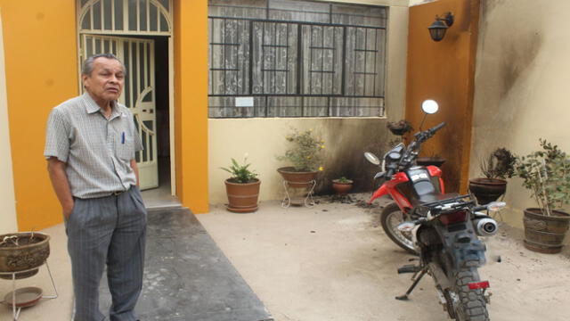 Chiclayo: delincuentes arrojan bombas molotov a casa de trabajador de SUNAT [VIDEO]