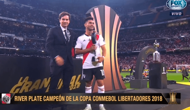 River vs Boca: 'Pity' Martínez, el mejor jugador de la final de Copa Libertadores