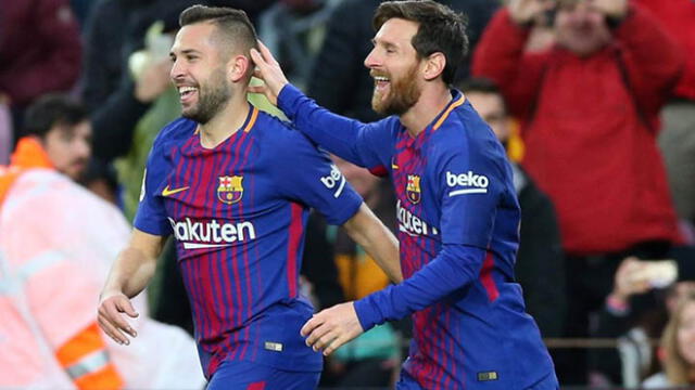 Jordi Alba: "El Balón de Oro es una mentira. Leo Messi es el mejor del mundo siempre"