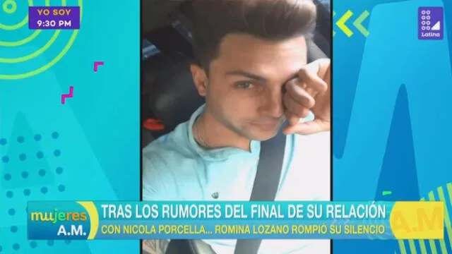 Nicola Porcella recibe a mujer en su cuarto ante rumor de separación de Romina