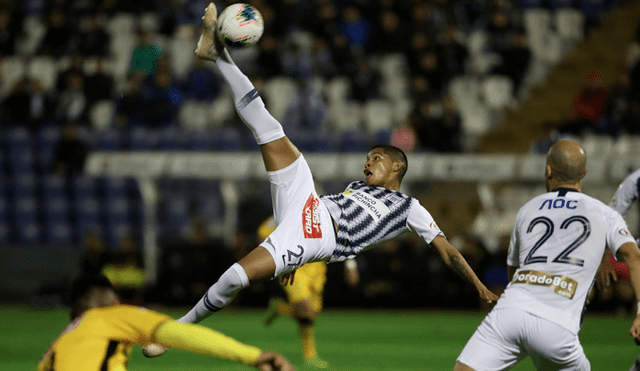 Alianza Lima se mantiene en lo alto del Torneo Clausura tras el hat trick de Kevin Quevedo. (Foto: Raúl Sifuentes)