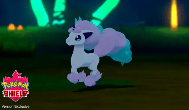 Ponyta forma Galar exclusivo de Pokémon Escudo
