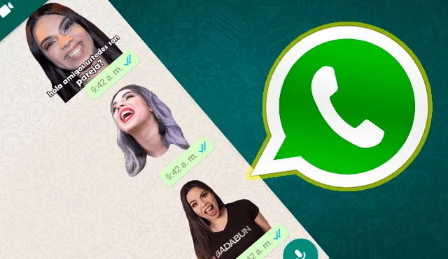 WhatsApp: de esta forma podrás descargar el 'pack' de stickers de la ‘Chica Badabun’ [FOTOS]