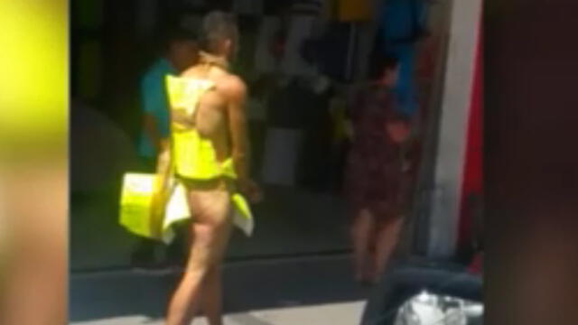 Hacen caminar golpeado y desnudo a ladrón en calles de México [VIDEO]