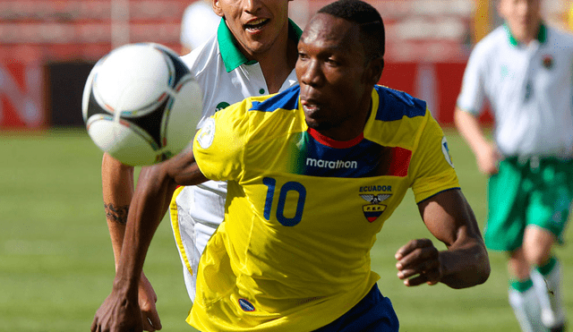 Walter Ayoví, exjugador de la selección de Ecuador.