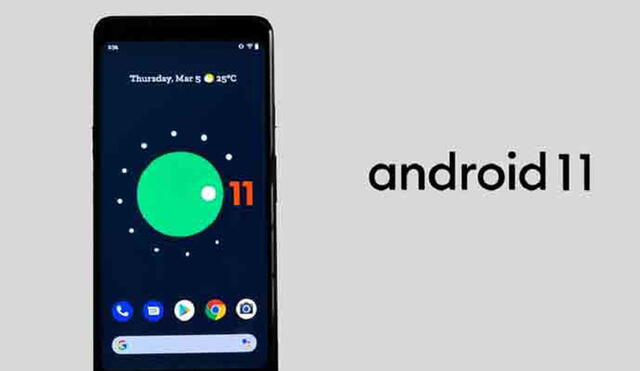 Android 11 irá llegando de forma paulatina a algunos smartphones. Foto: Google