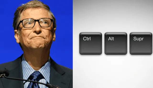 Bill Gates admite un gran error: Las teclas CTRL+ALT+SUPR
