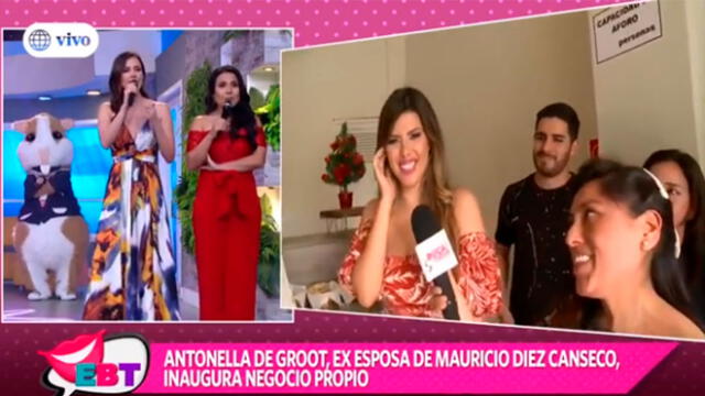 Antonella De Groot, expareja de Mauricio Diez Canseco, presentó a su nuevo novio en "En boca de todos"