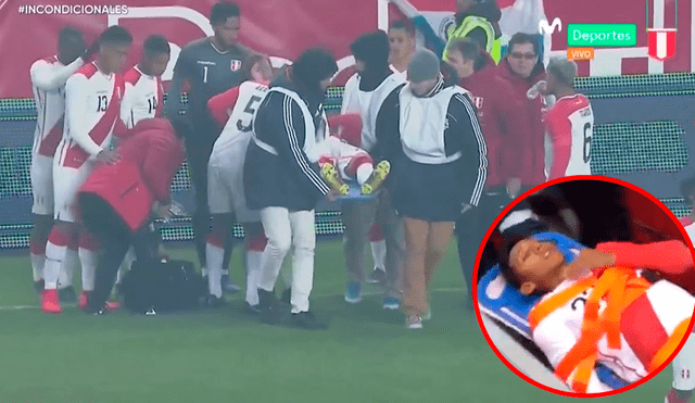 Christofer Gonzales preocupa al plantel tras sufrir lesión durante partido contra Paraguay