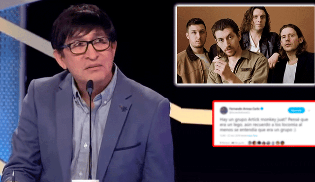 Fernando Armas opina sobre Arctic Monkeys y fans le dan contundente respuesta [VIDEO]