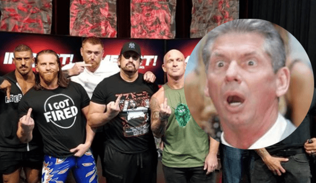Luchadores despedidos de WWE posan en polémica foto. Foto: Instagram