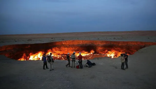 La Puerta del Infierno mide 69 metros de ancho y 30 de profundidad. Foto: Difusión.