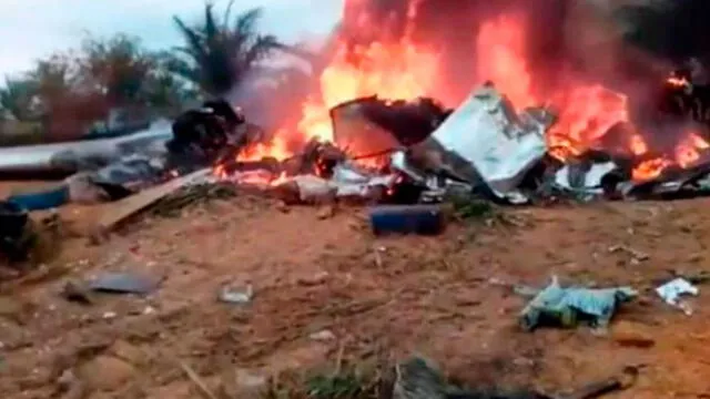 Avión en Colombia se accidenta e incendia y deja 12 muertos [VIDEO]
