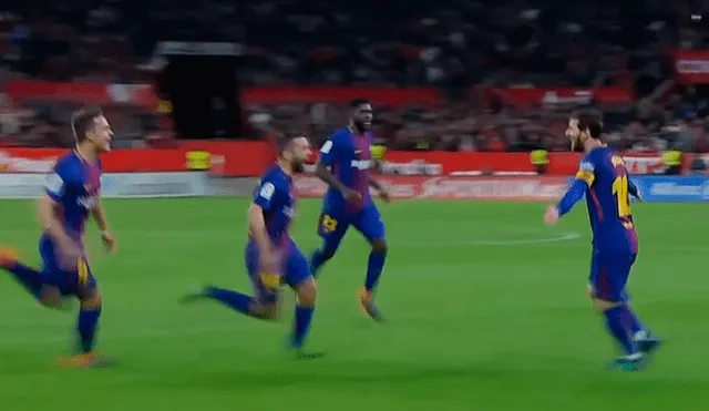 Barcelona vs. Sevilla: Lionel Messi marcó el empate sobre el final tras exquisita definición [VIDEO] 