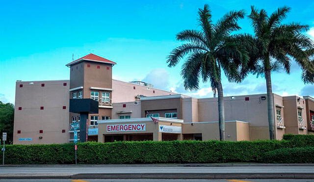 Vista del Hospital General de Westchester en Miami, Florida, Estados Unidos. Foto: EFE