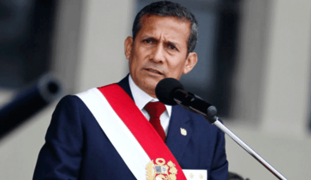 Ollanta Humala: "Congreso busca mi inhabilitación política"