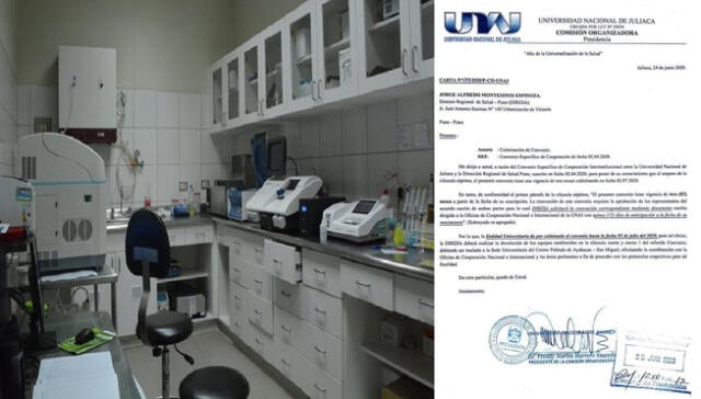 Autoridades de Salud no cumplieron con solicitar ampliación de convenio para continuar con el laboratorio de Puno