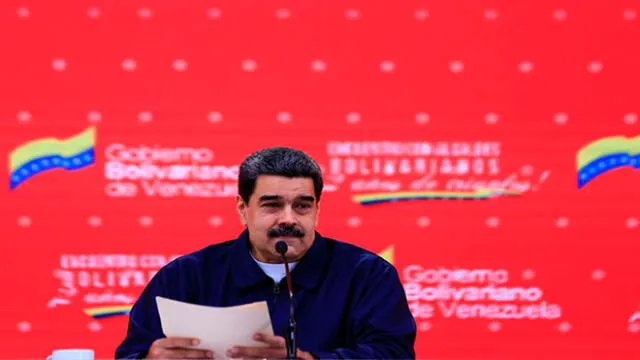 "A mí me da risa la guerra internacional", subrayó Nicolás Maduro. Foto: EFE